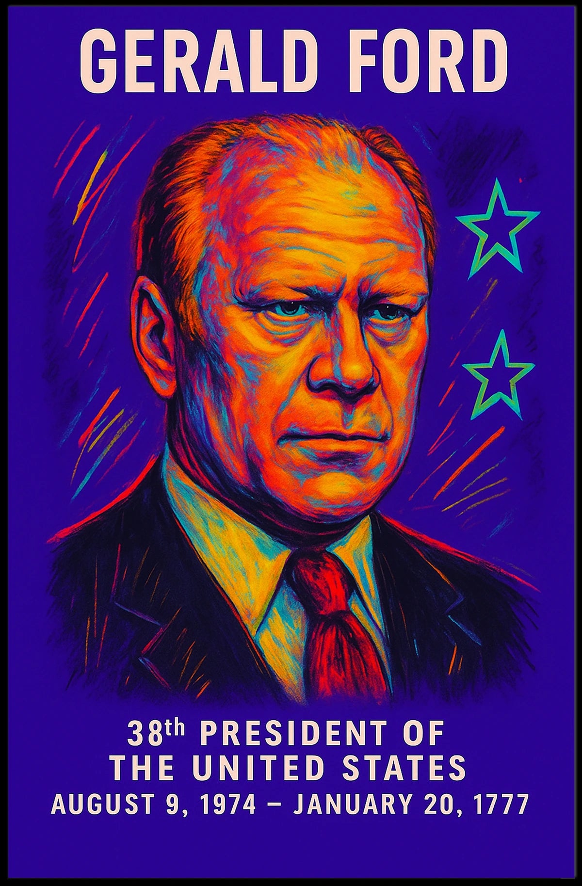 Gerald Ford 38th President Poster
