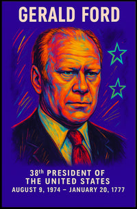 Gerald Ford 38th President Poster