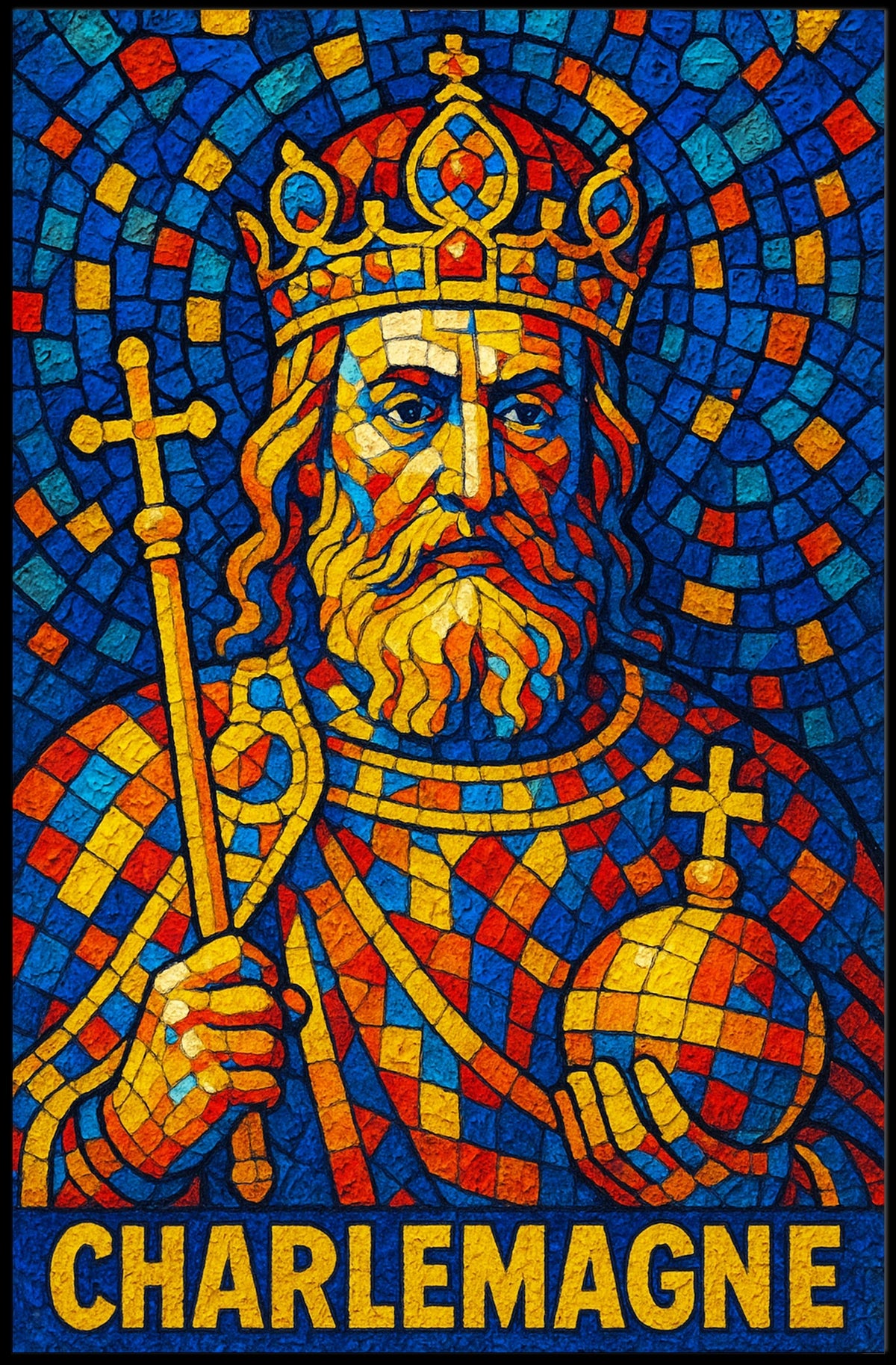 Charlemagne The Great Emperor Poster