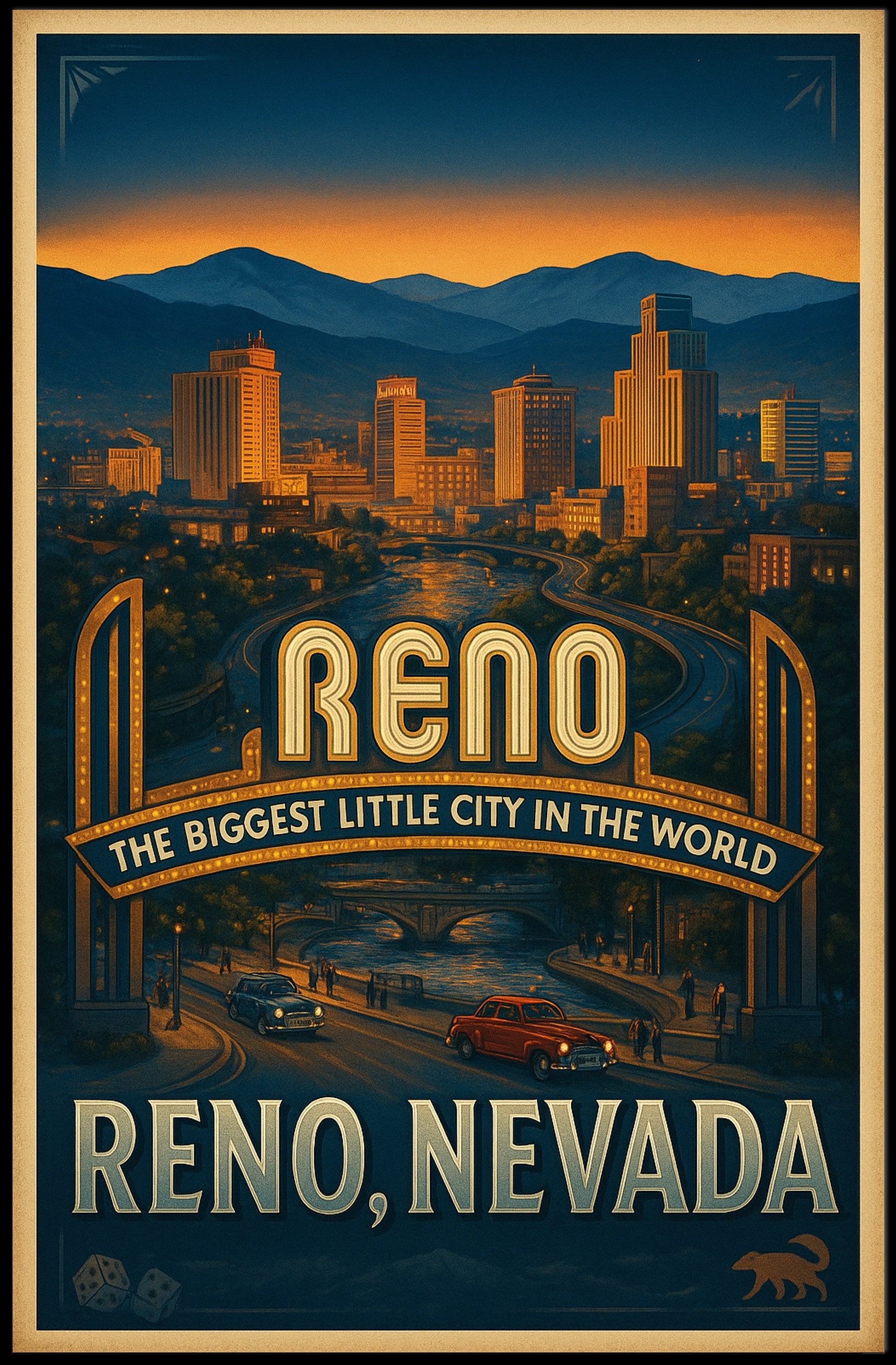 Reno: The Biggest Little City in the World Poster