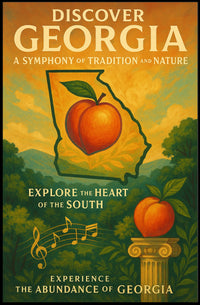 Discover Georgia A Symphony Of Poster