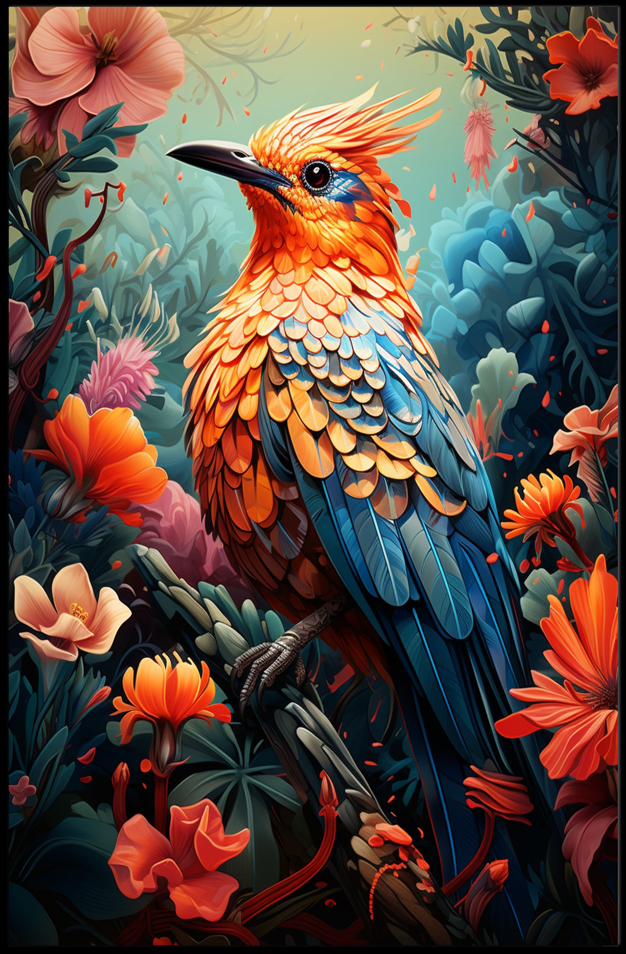 Vibrant Avian Splendor Poster