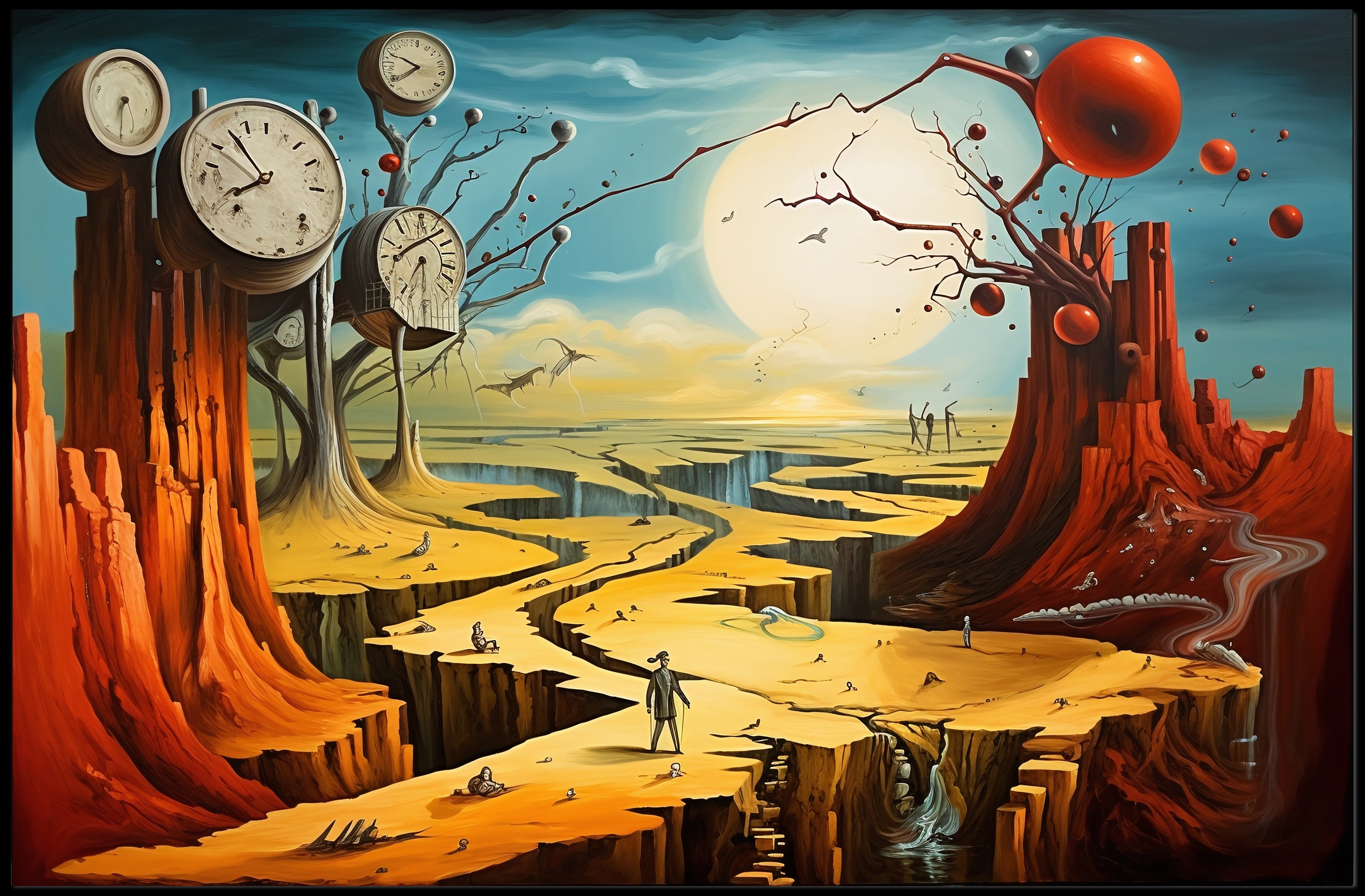 Surreal Dreamscape in a Fantasy or Mythology Poster