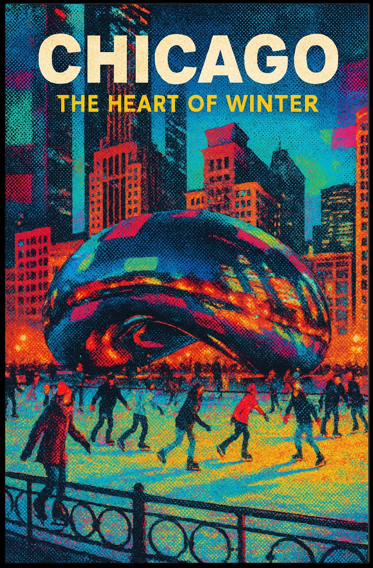 Chicago The Heart of Winter Poster