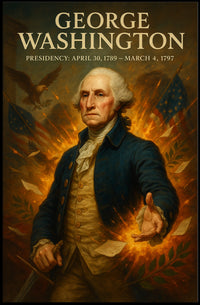 George Washington Presidential Legacy Historical Poster