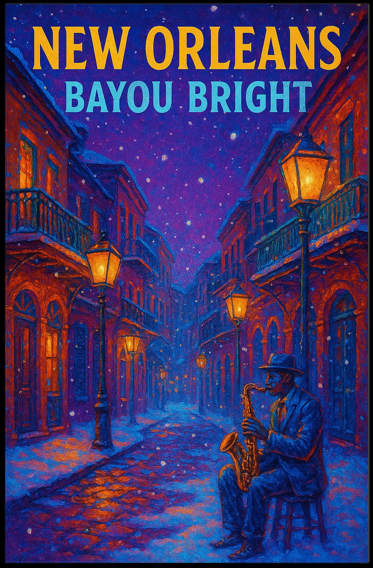 New Orleans Bayou Bright Poster