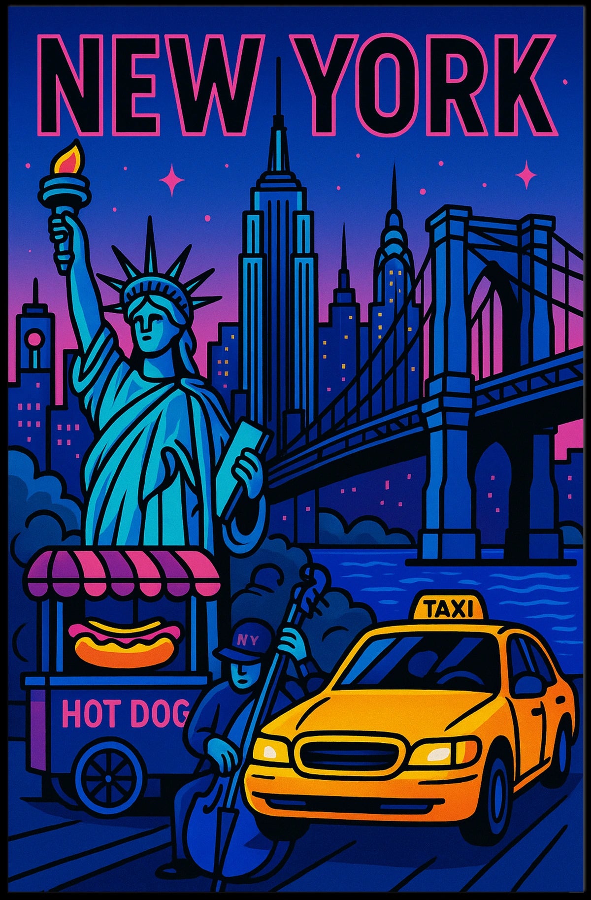 New York City Vibes Poster