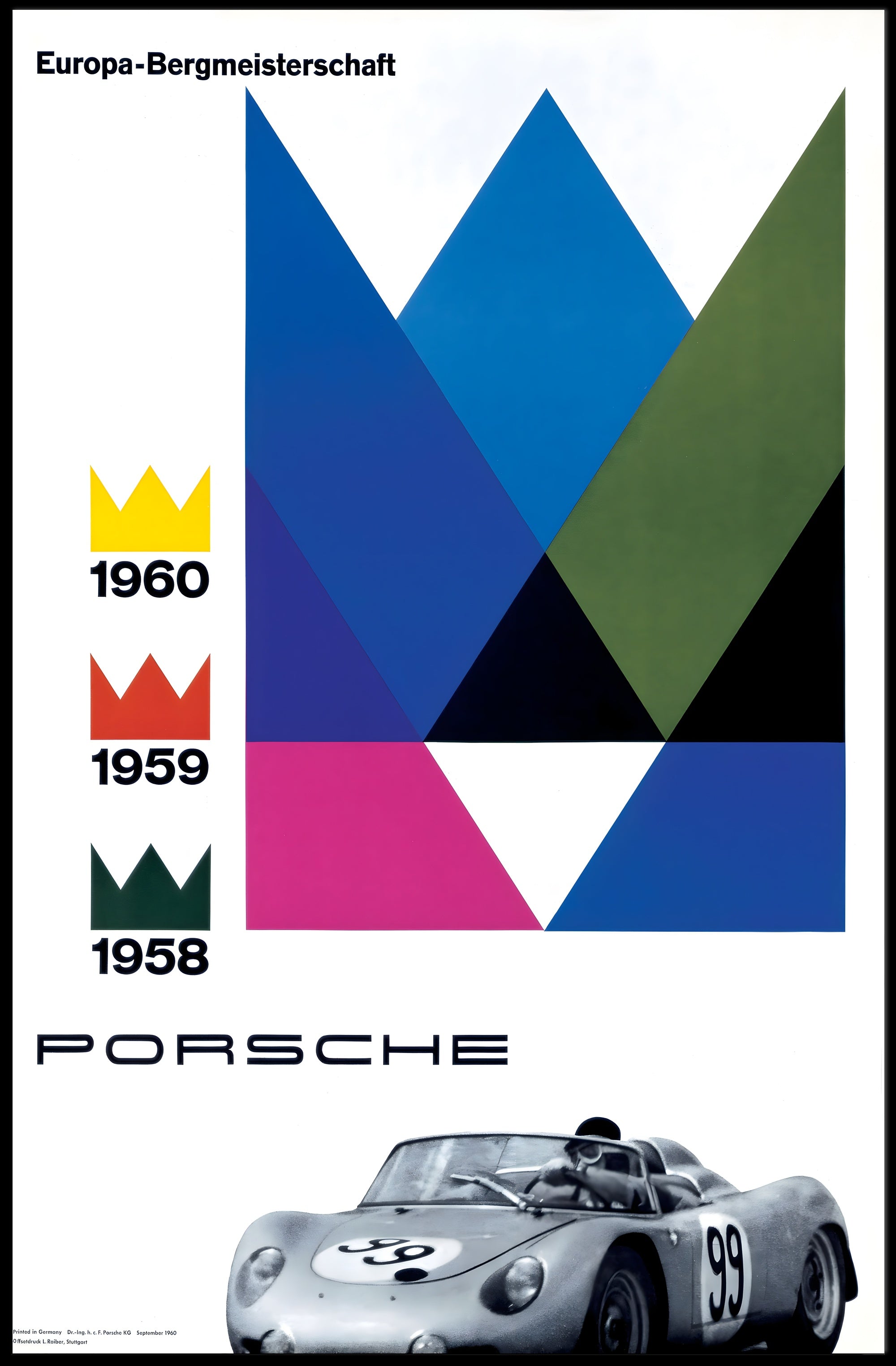 Europa-Bergmeisterschaft Poster