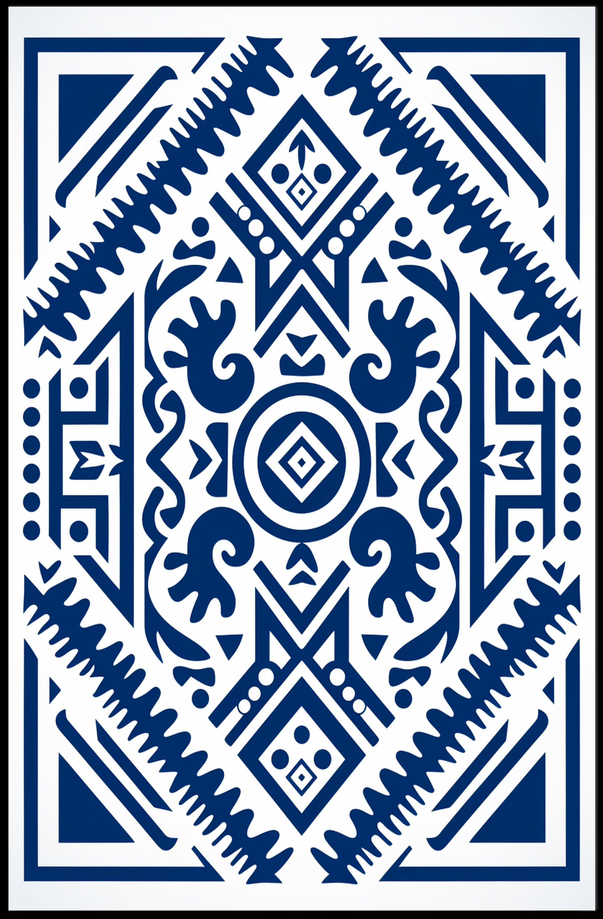 Geometric Abstraction Abstract Poster