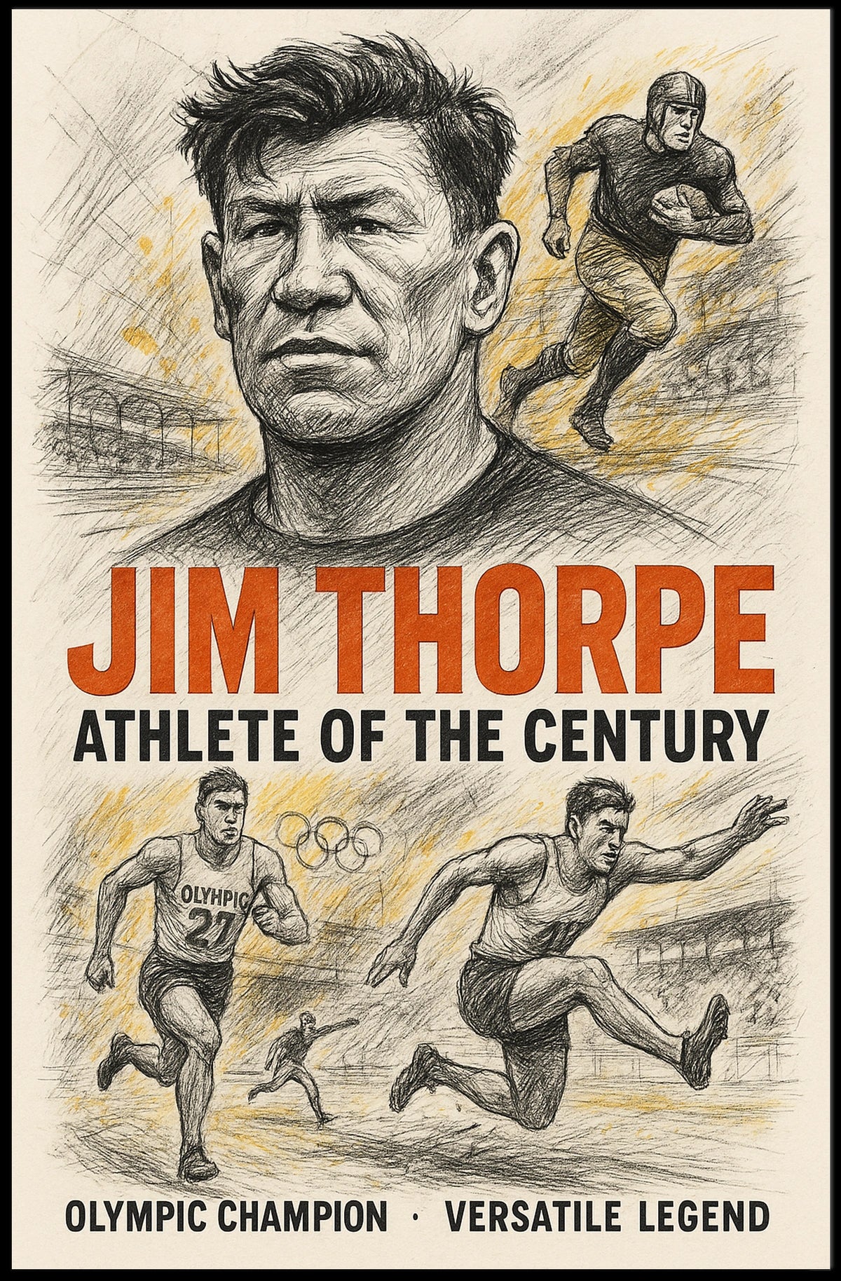 Celebrating a Sporting Icon Poster