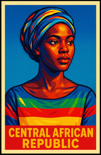 Central African Republic Cultural Poster