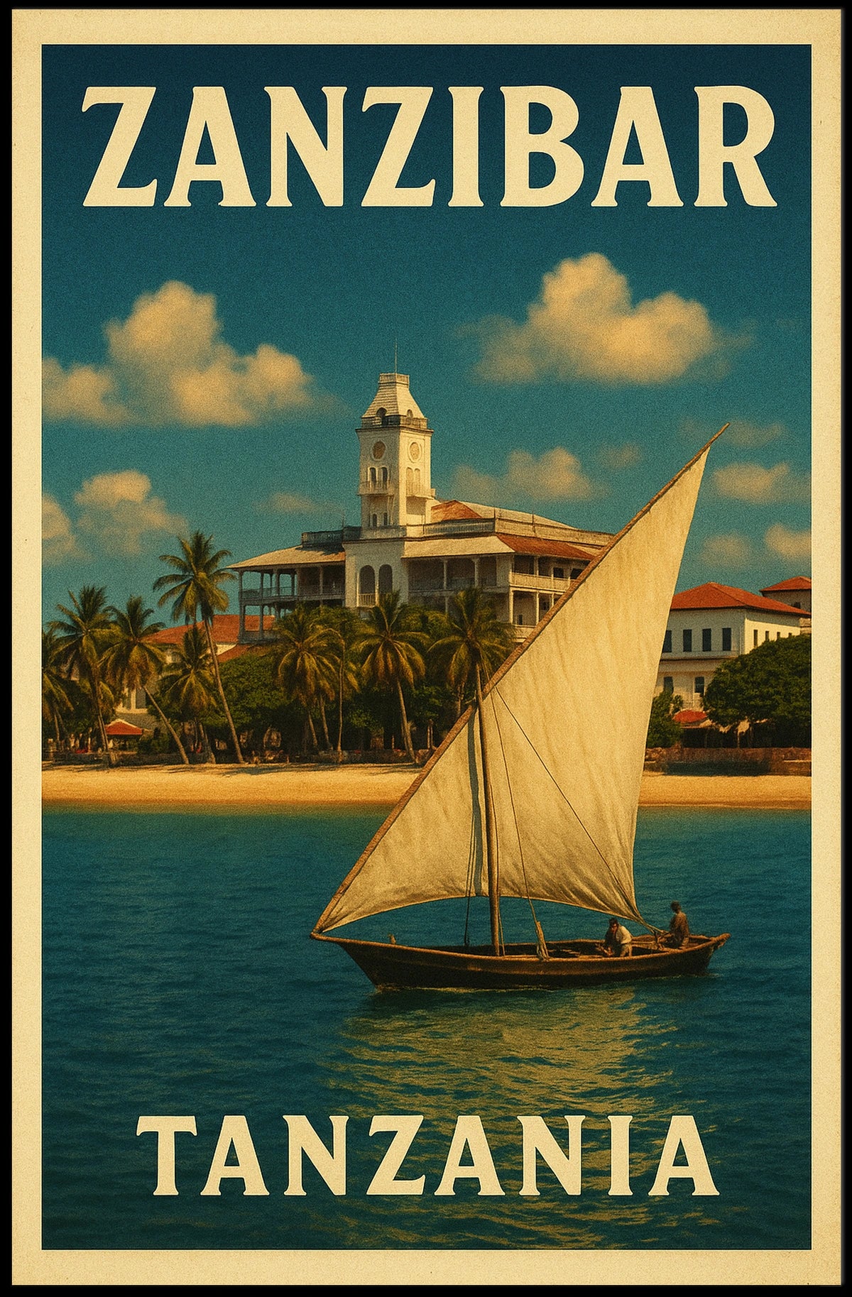 Zanzibar Travel Poster