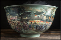 Ancient Asian Marketplace Ceramic Art Poster Print