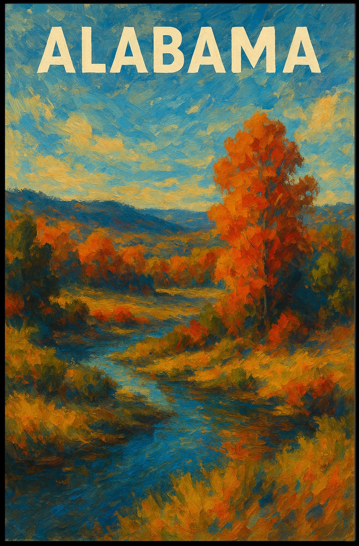 Alabama Landscape Poster