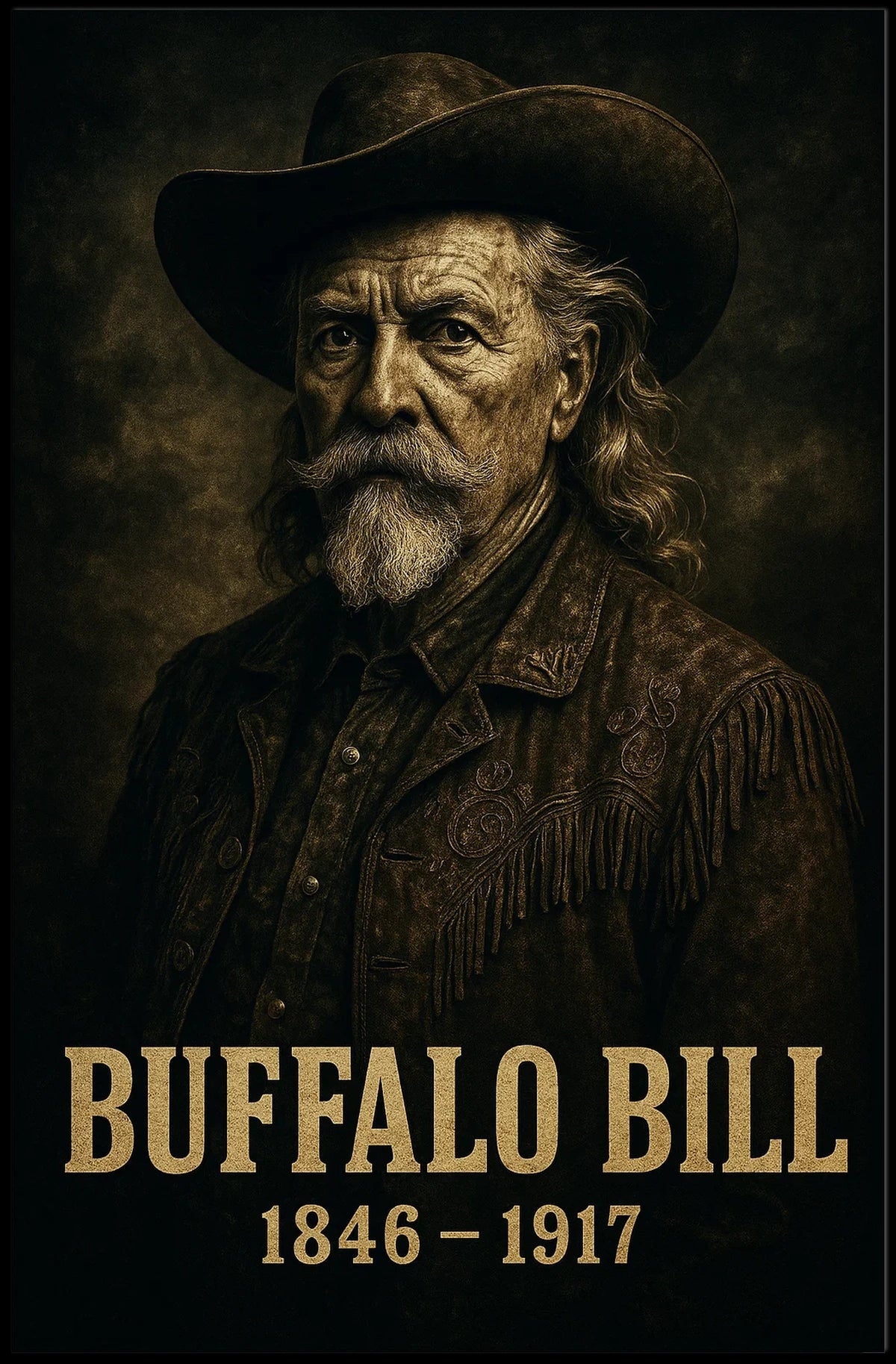Buffalo Bill Cowboy Classic Historical and Heritage Poster