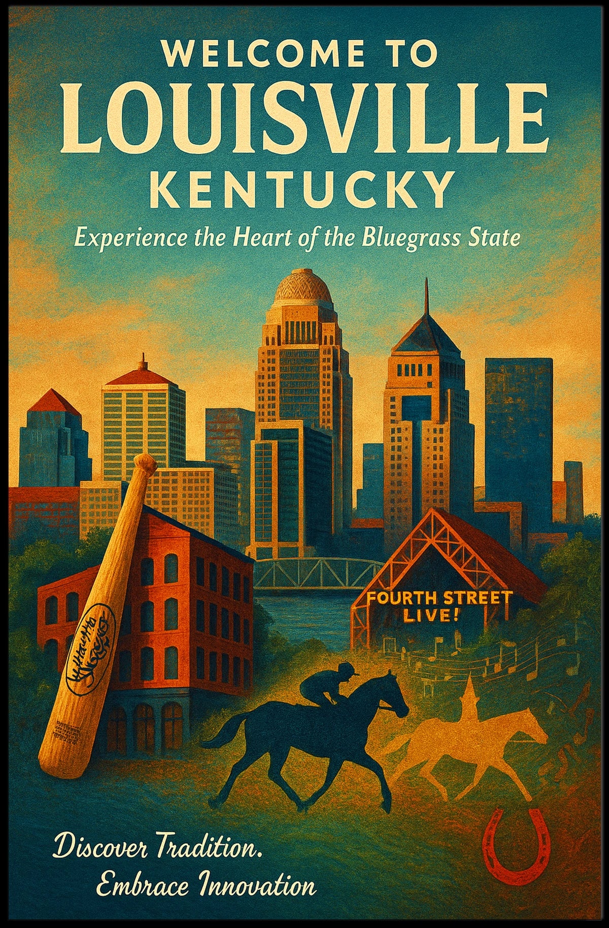 Welcome to Louisville, Kentucky Poster