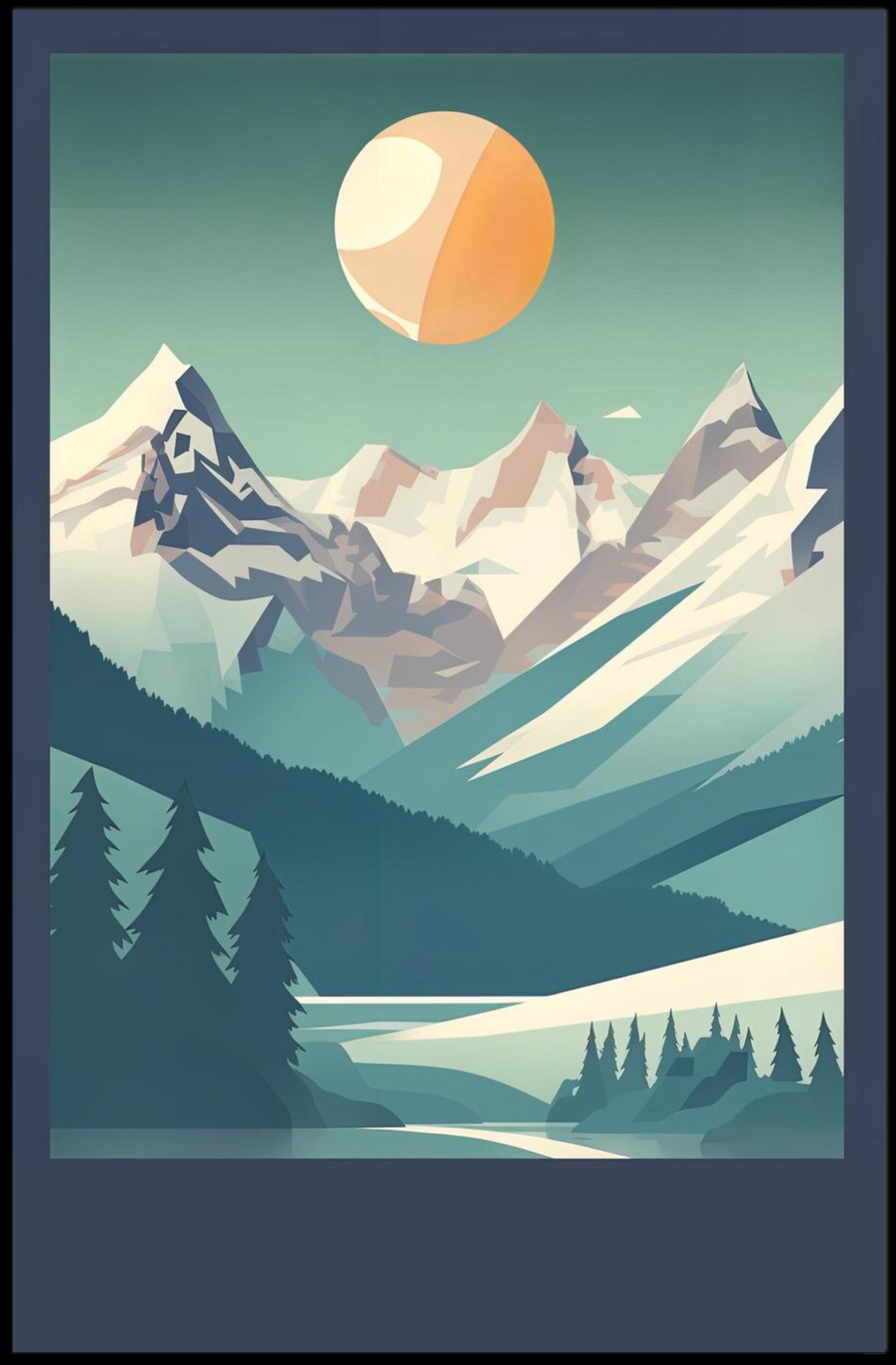 Mountain Serenity Poster