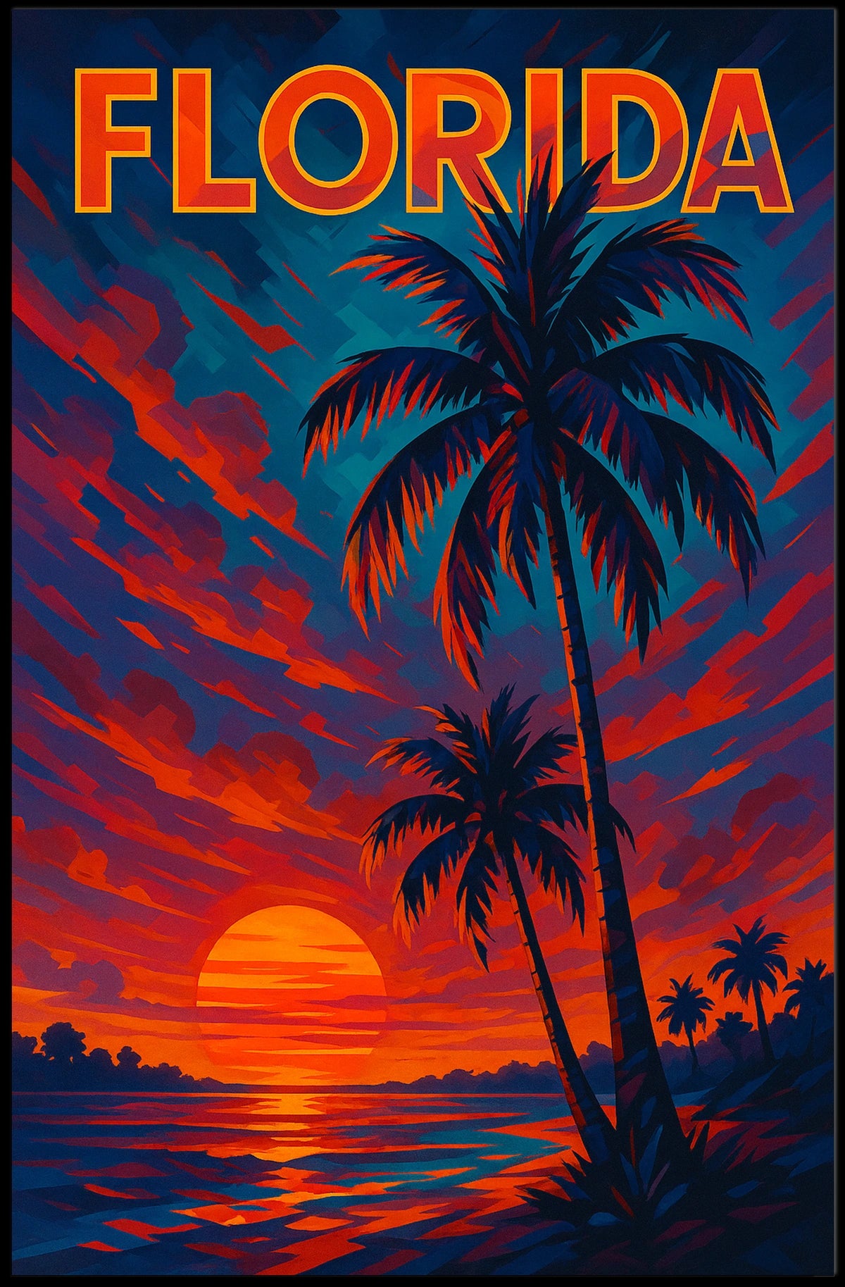 Florida Sunset Poster