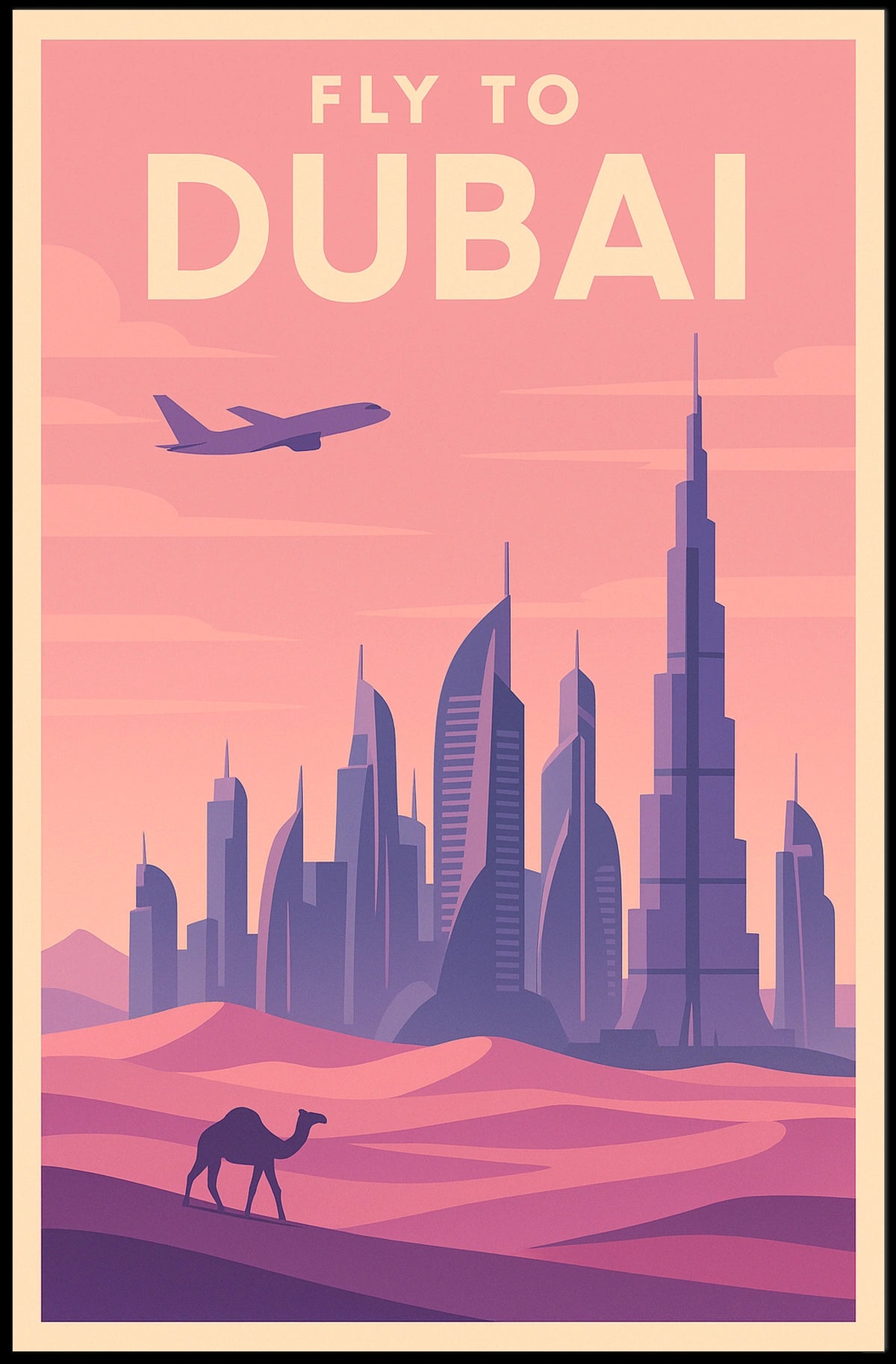 Fly to Dubai Poster