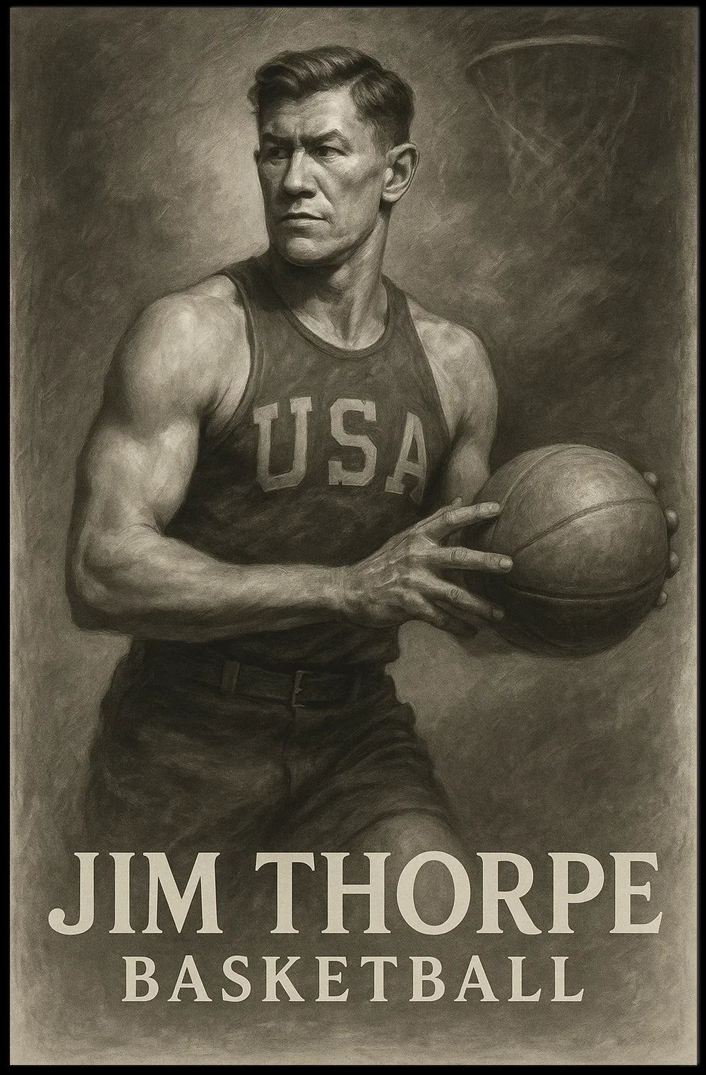 Modernist Community Connection Art Poster