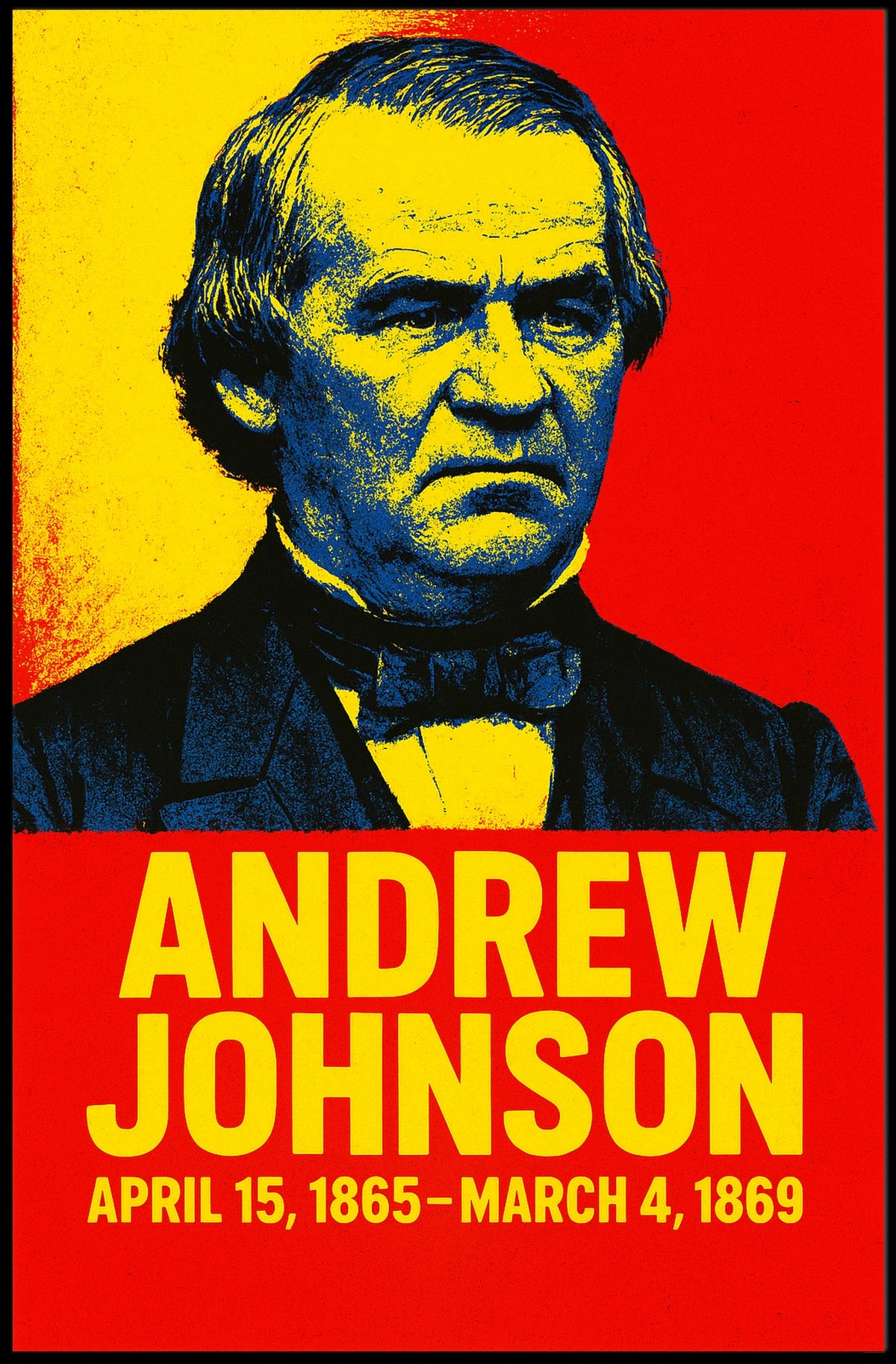 Andrew Johnson 17Th President Poster