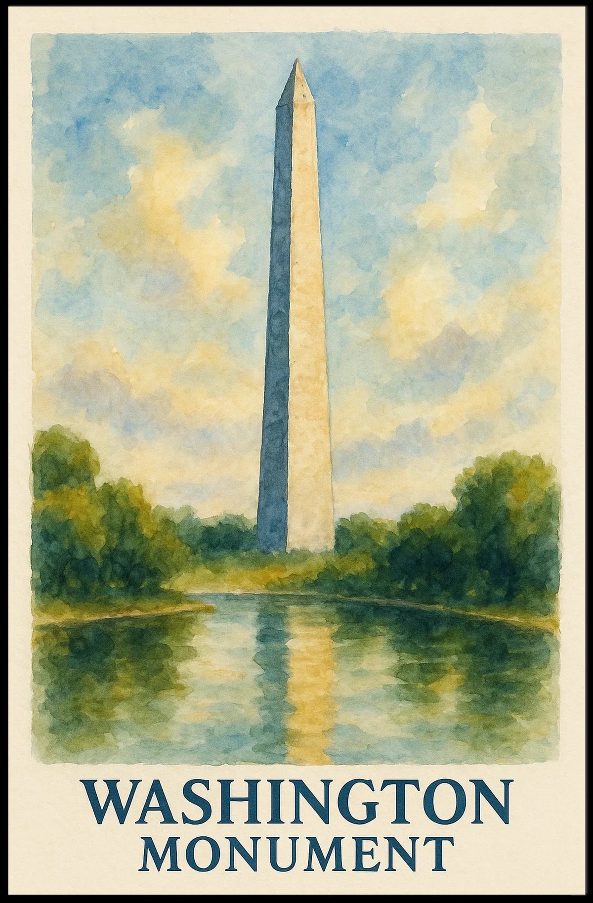 Washington Monument Poster
