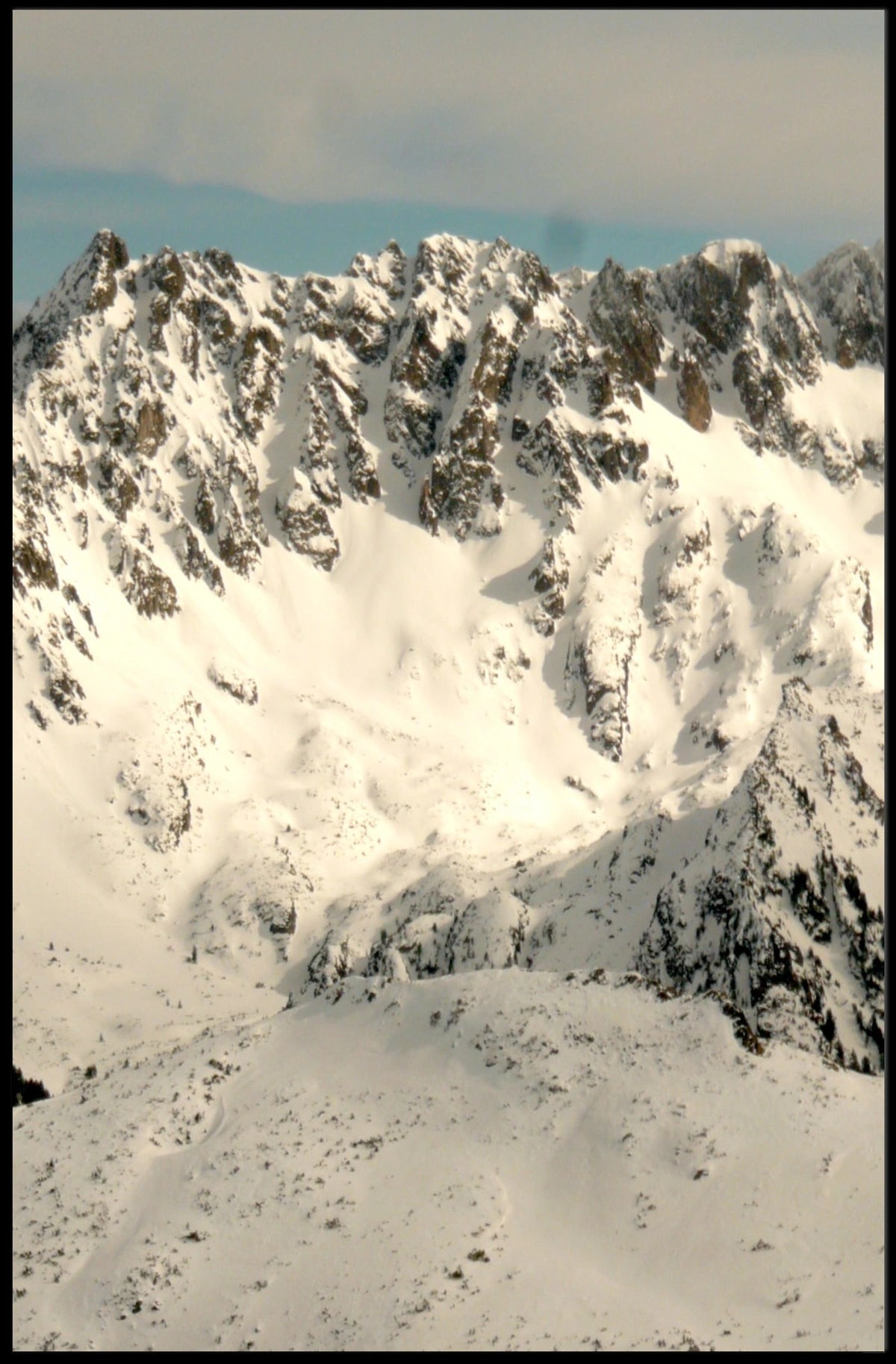 Snowy Mountain Adventure: Photorealistic National Park Poster