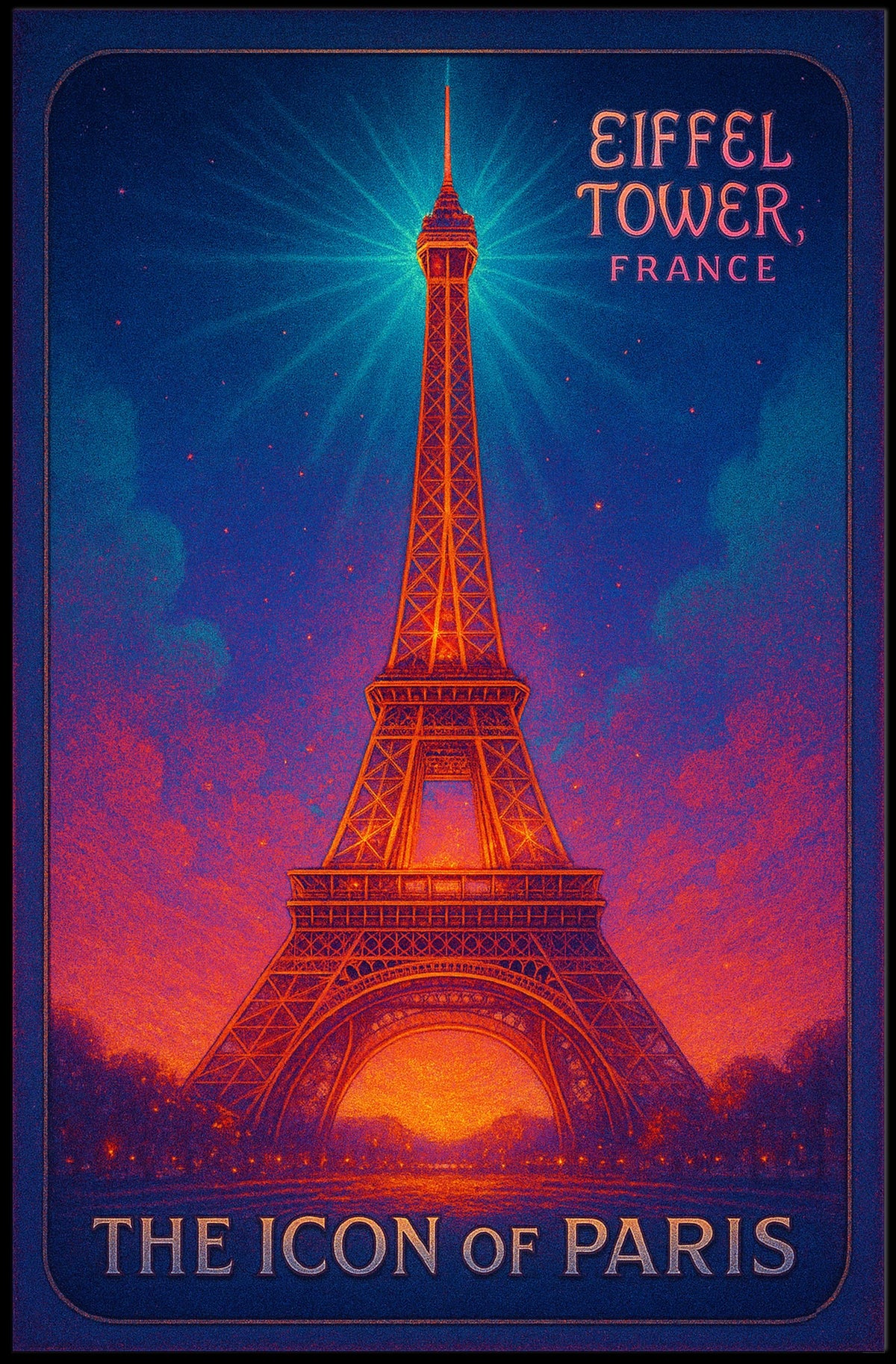 Eiffel Tower The Icon of Paris Poster