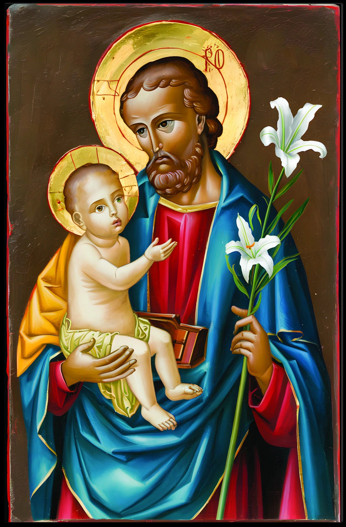 Saintly Iconography Poster