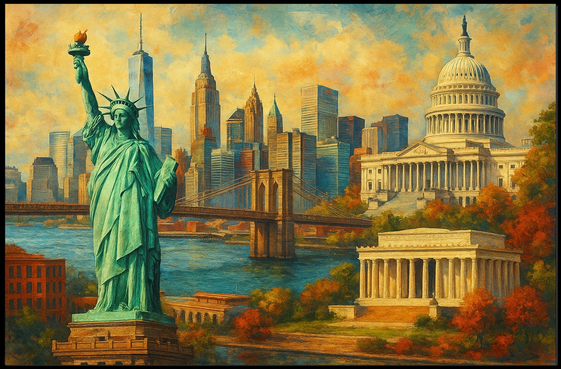 Icons of America Poster