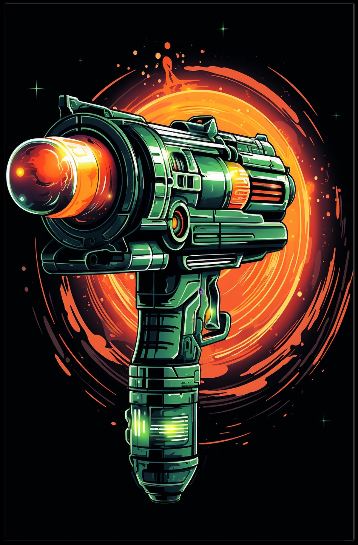 Cosmic Blaster Poster