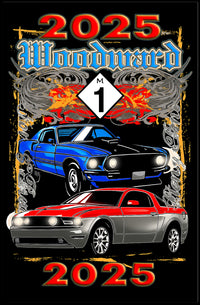 Woodward 2025 Car Show Poster