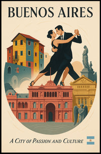 Buenos Aires City Of Passion And Culture Poster PosterGoat