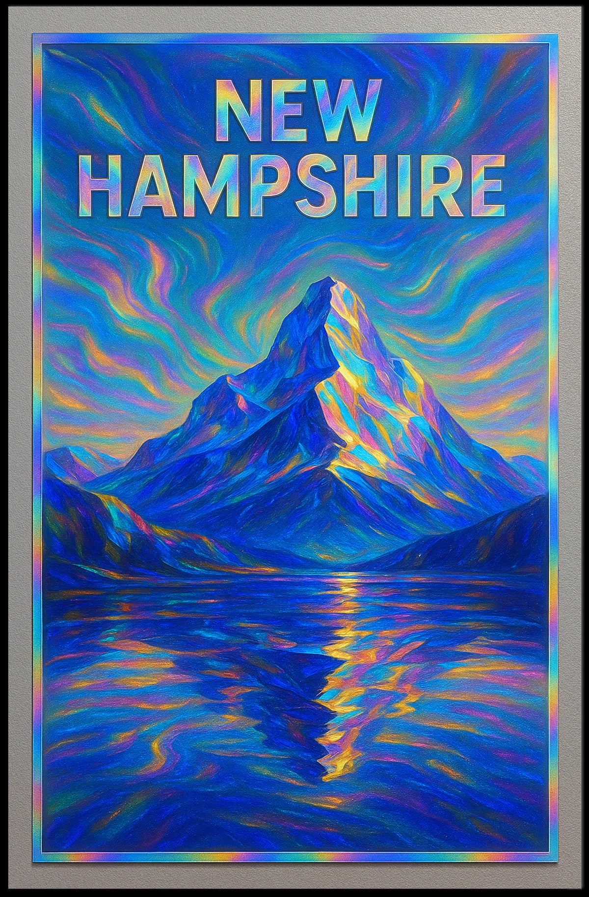 New Hampshire Mountain Landscape Poster