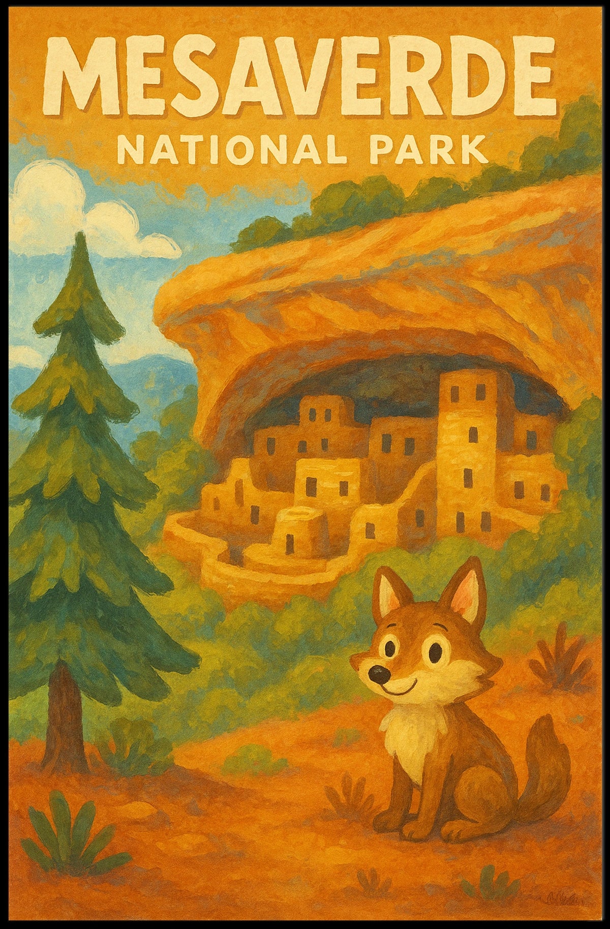 Mesa Verde National Park Poster