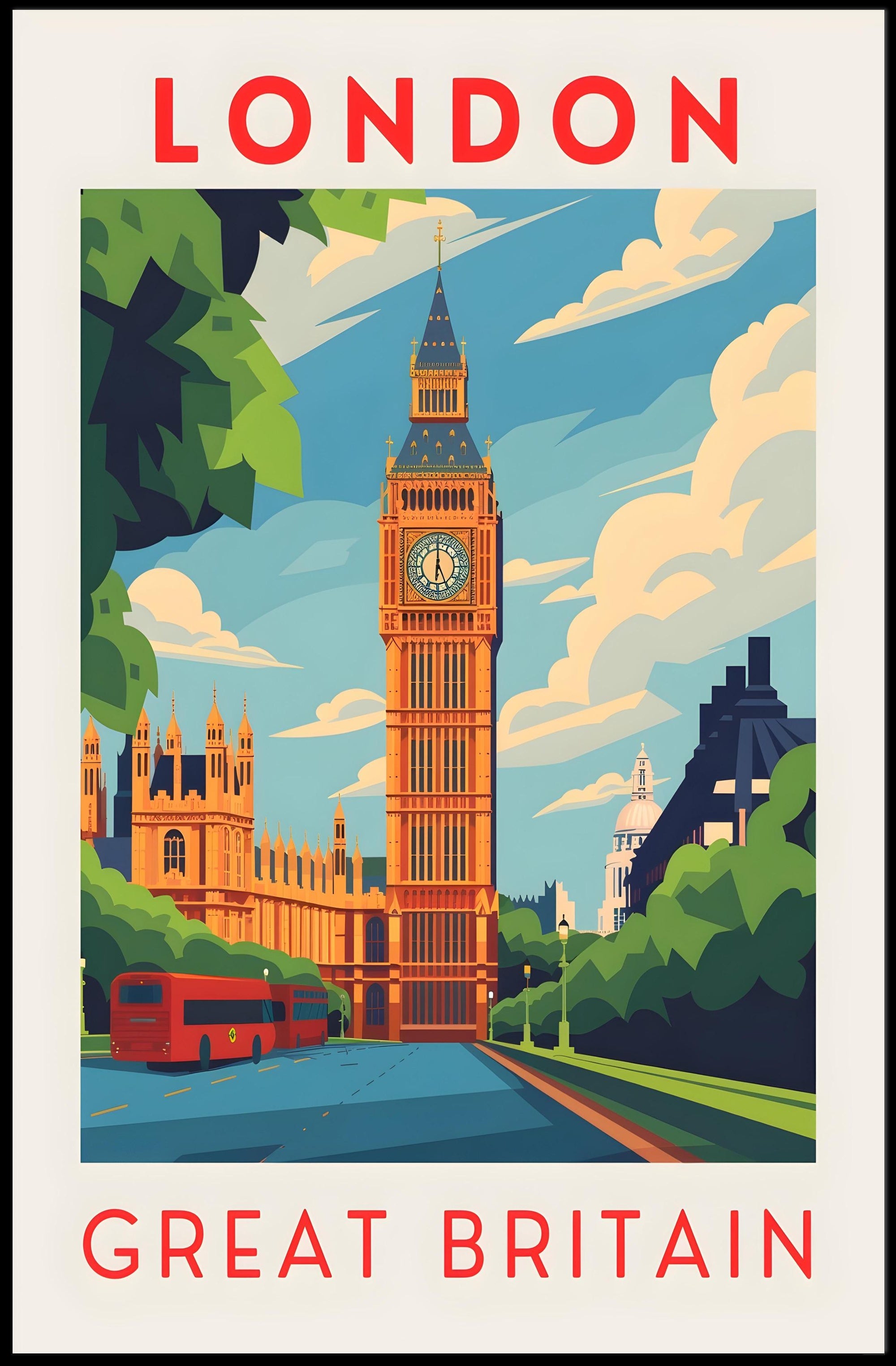 Big Ben Extravaganza: Iconic Travel Poster