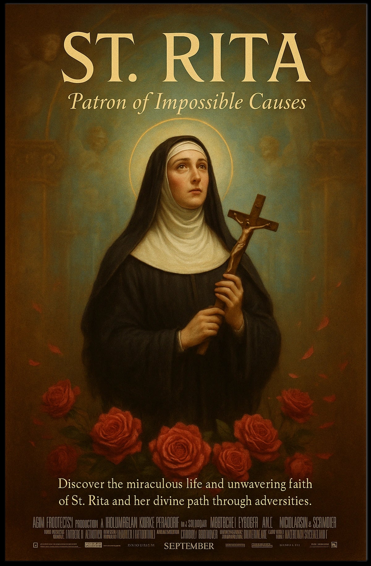 St. Rita Patron of Impossible Causes Poster