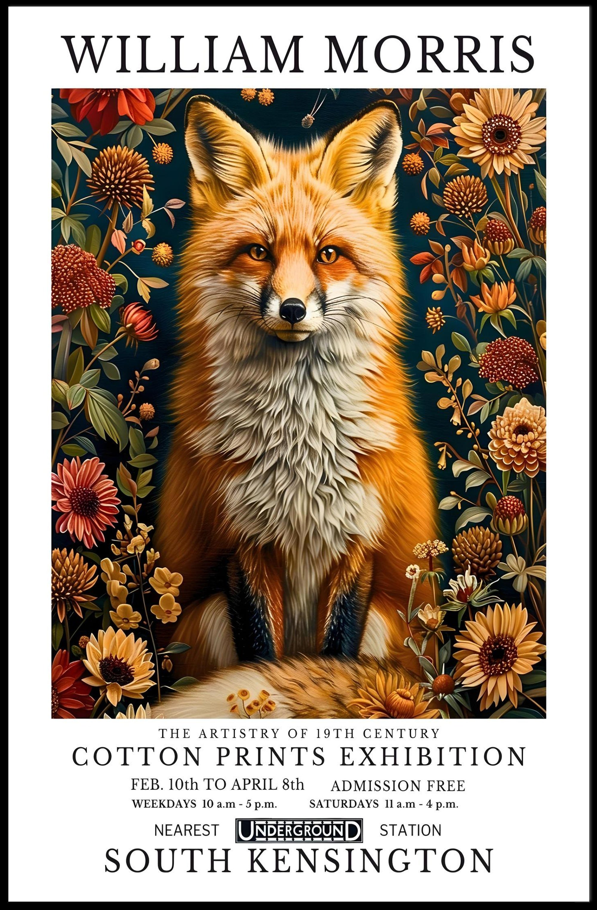 William Morris Vintage Elegance Cultural or Heritage Poster