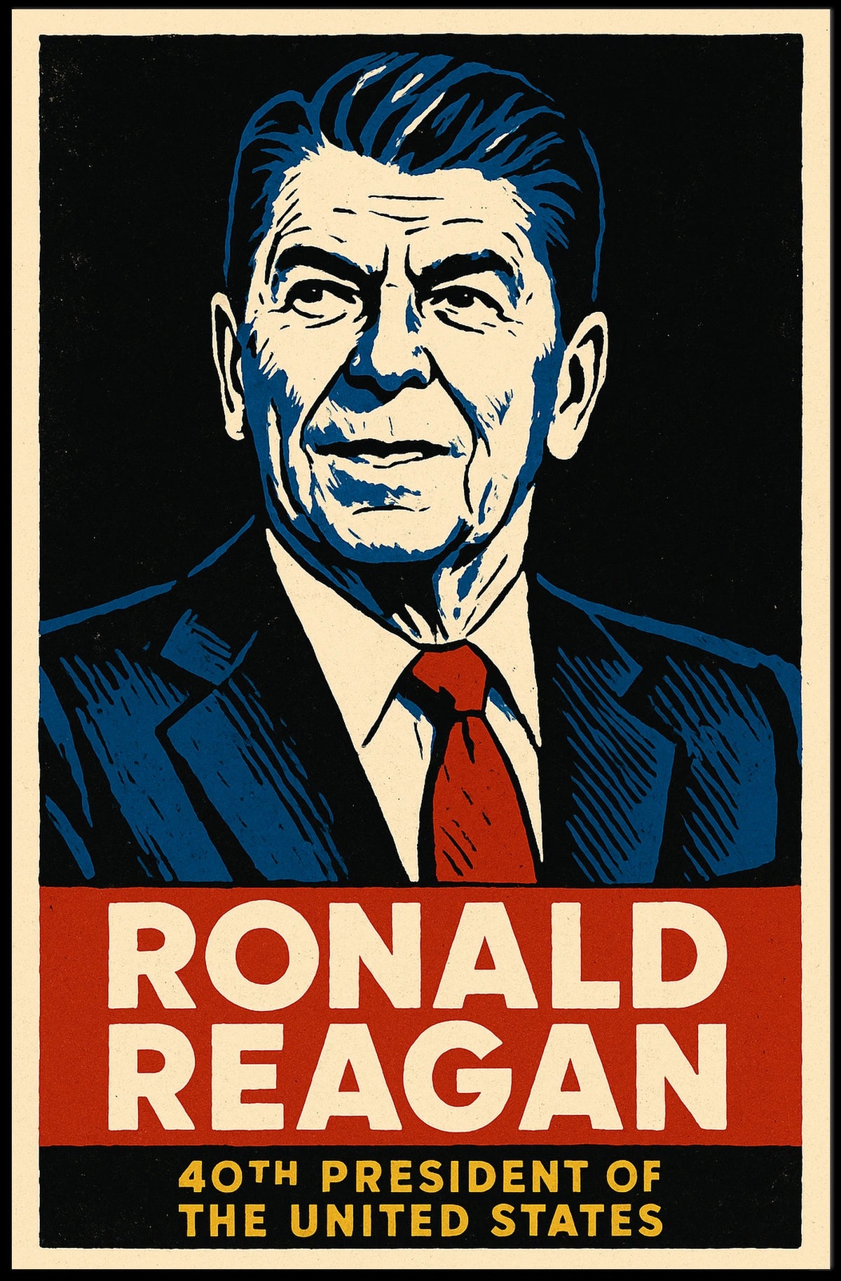 Ronald Reagan 40Th President Poster