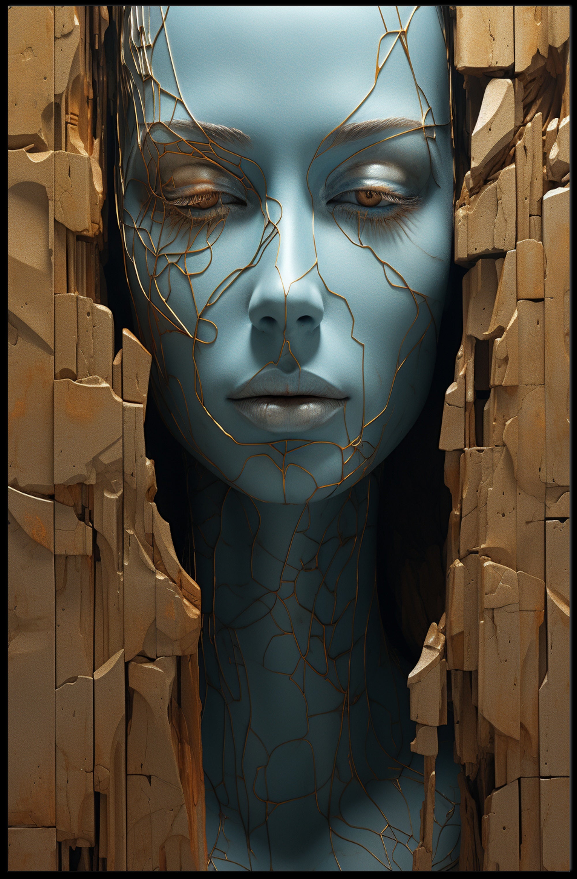 Fractured Beauty Poster