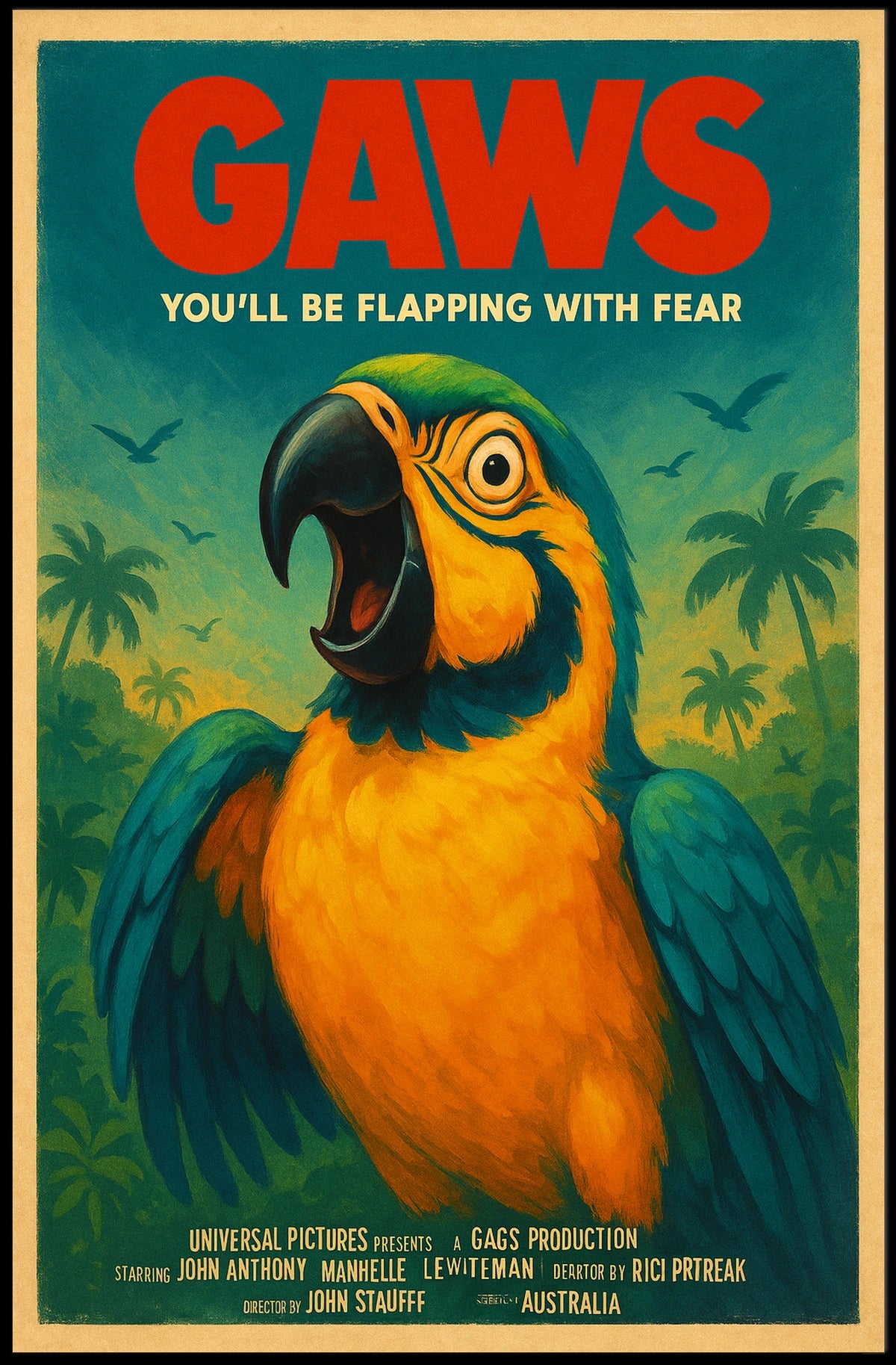 Gaws Youll Be Flapping with Fear Poster