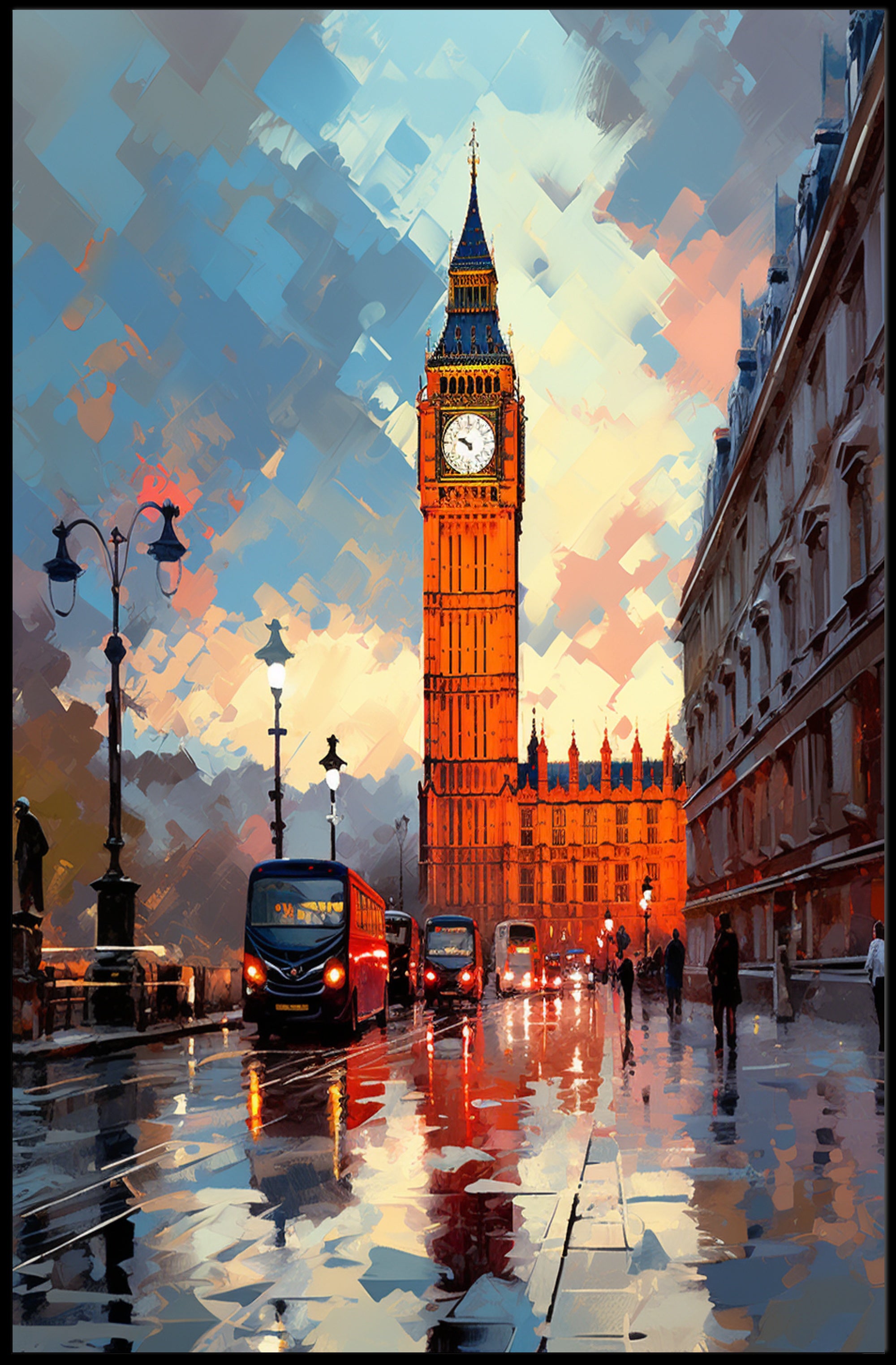 Big Ben At Dusk Poster PosterGoat