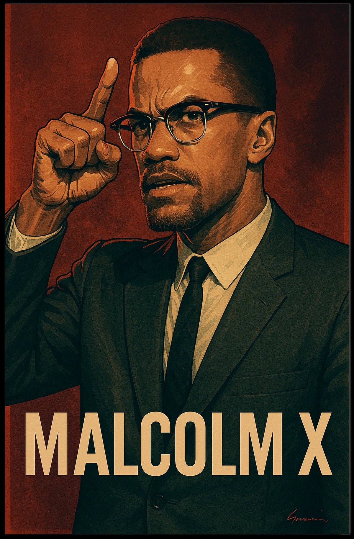 Malcolm X Poster