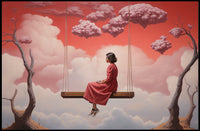 Surreal Swing in Dreamscape Fantasy or Mythology Poster