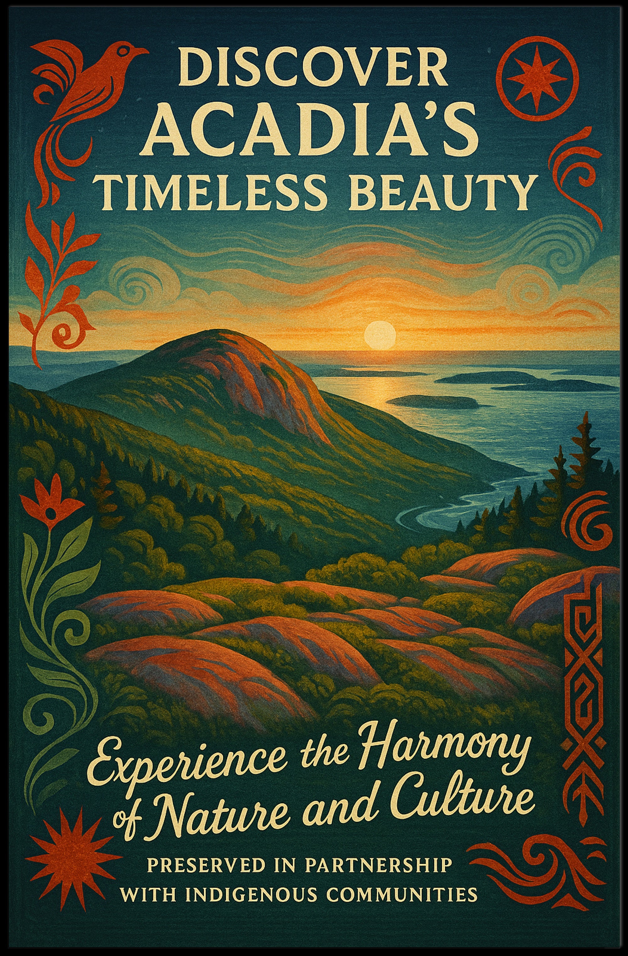 Discover Acadias Timeless Beauty Poster PosterGoat