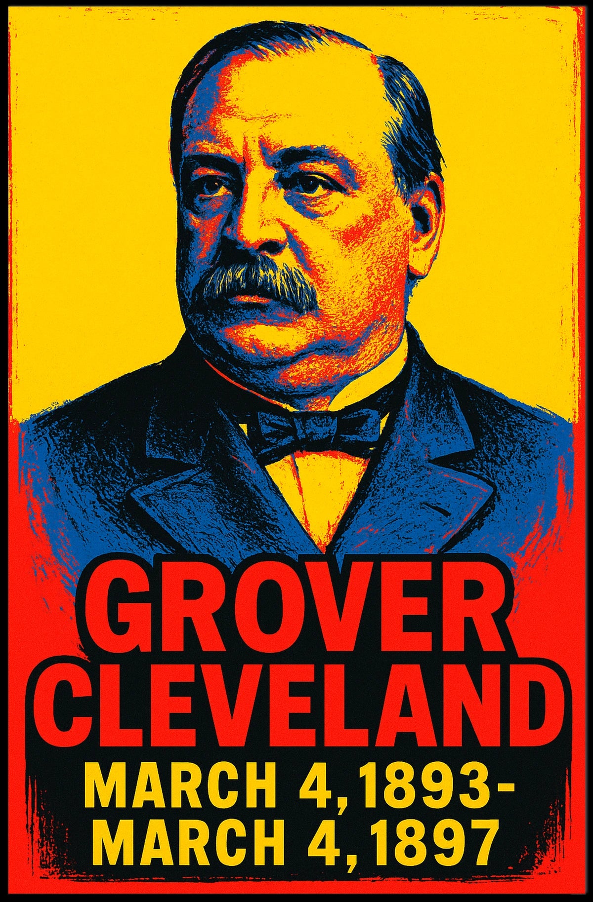 Grover Cleveland Presidential Term Poster