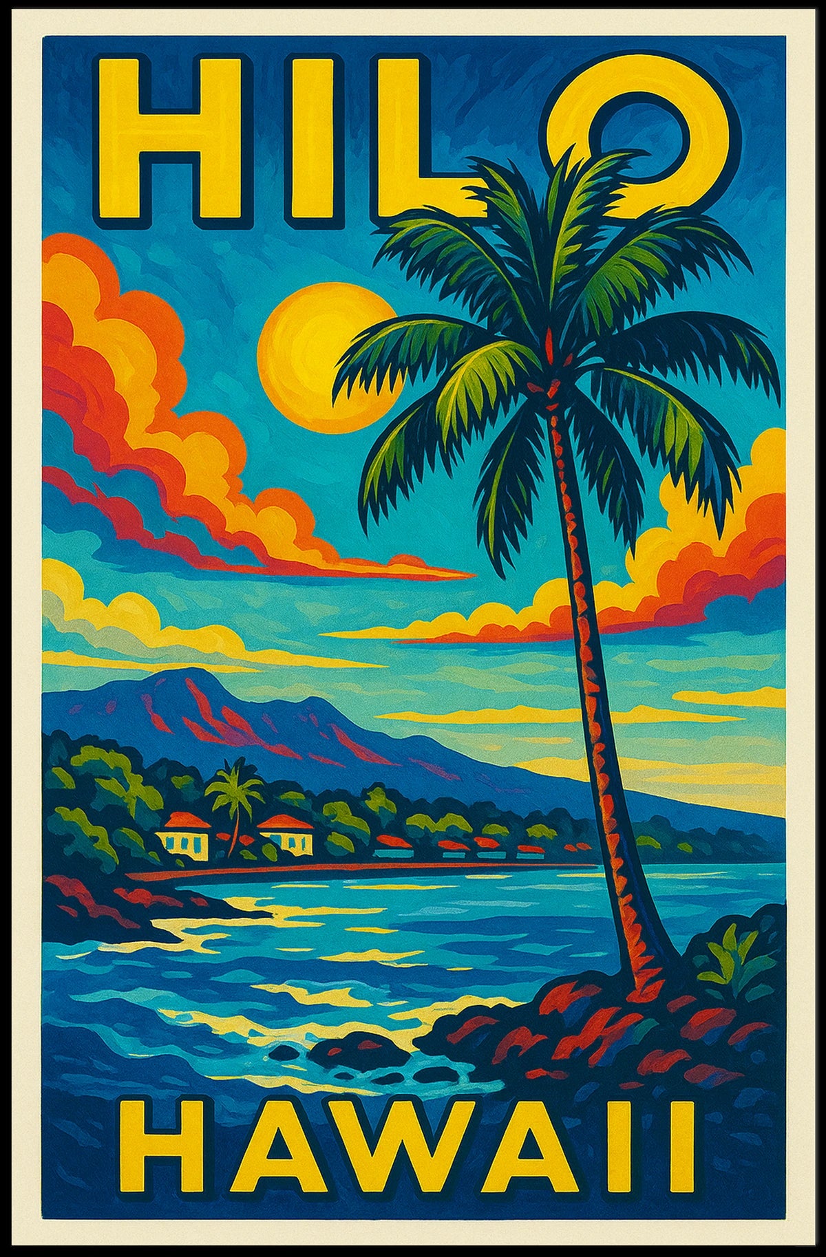 Hilo, Hawaii Poster