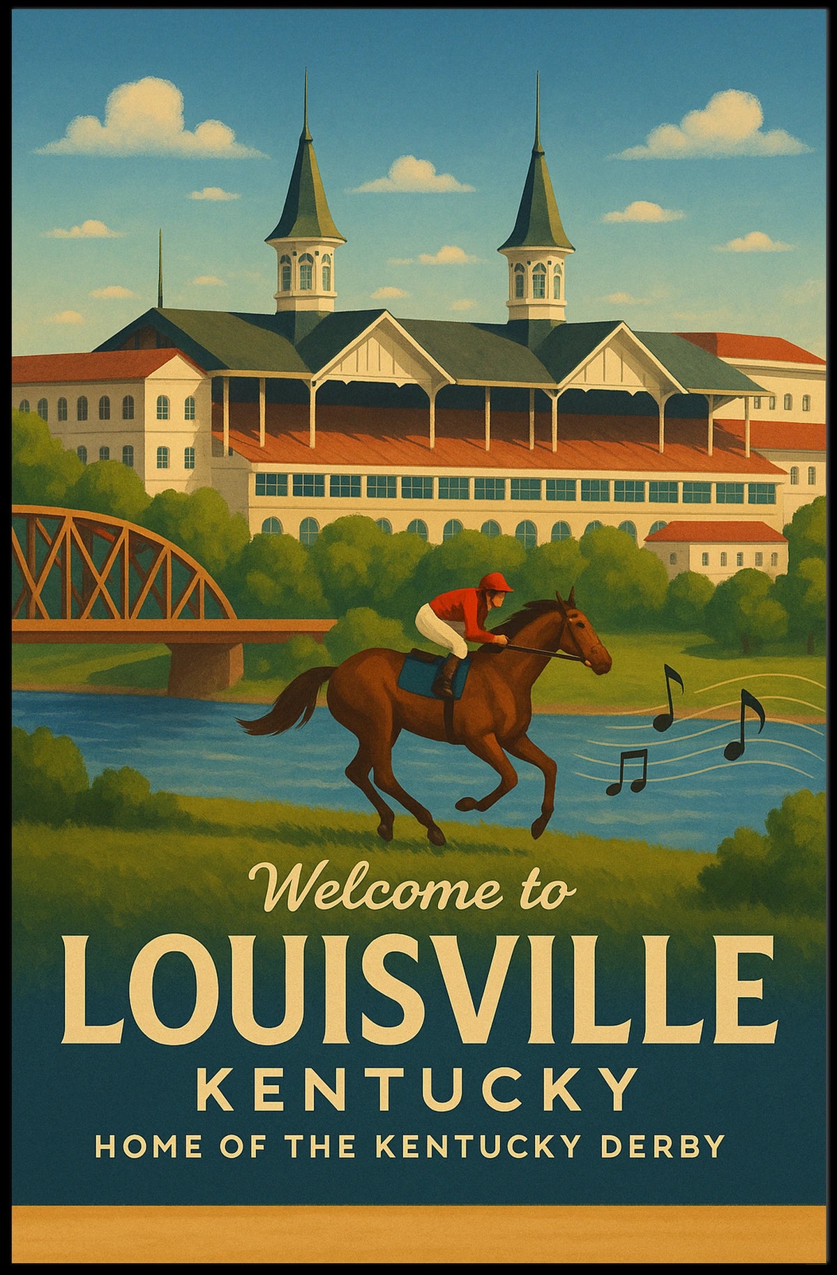 Welcome to Louisville, Kentucky Poster