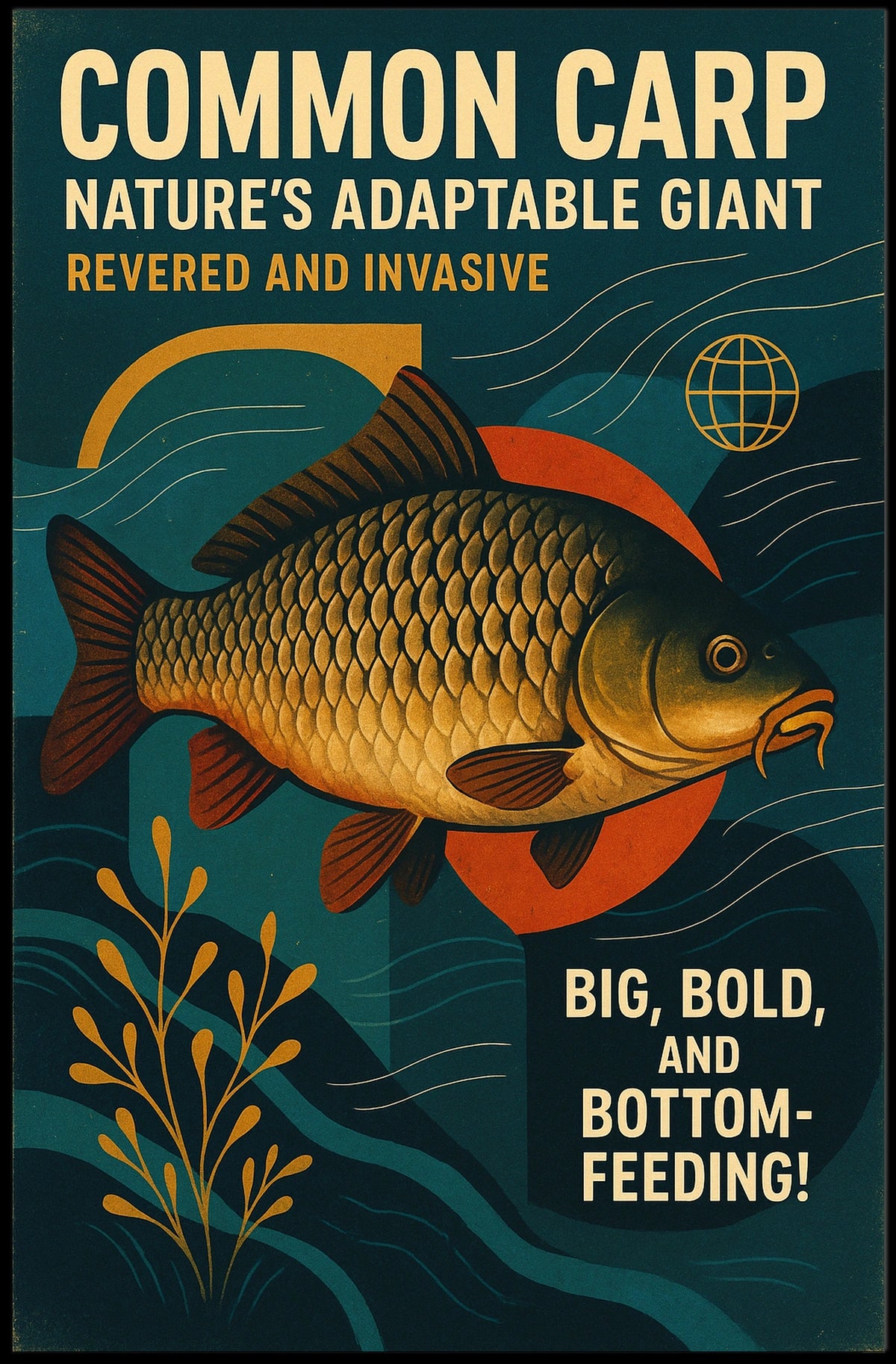 Common Carp Natures Adaptable Giant Poster