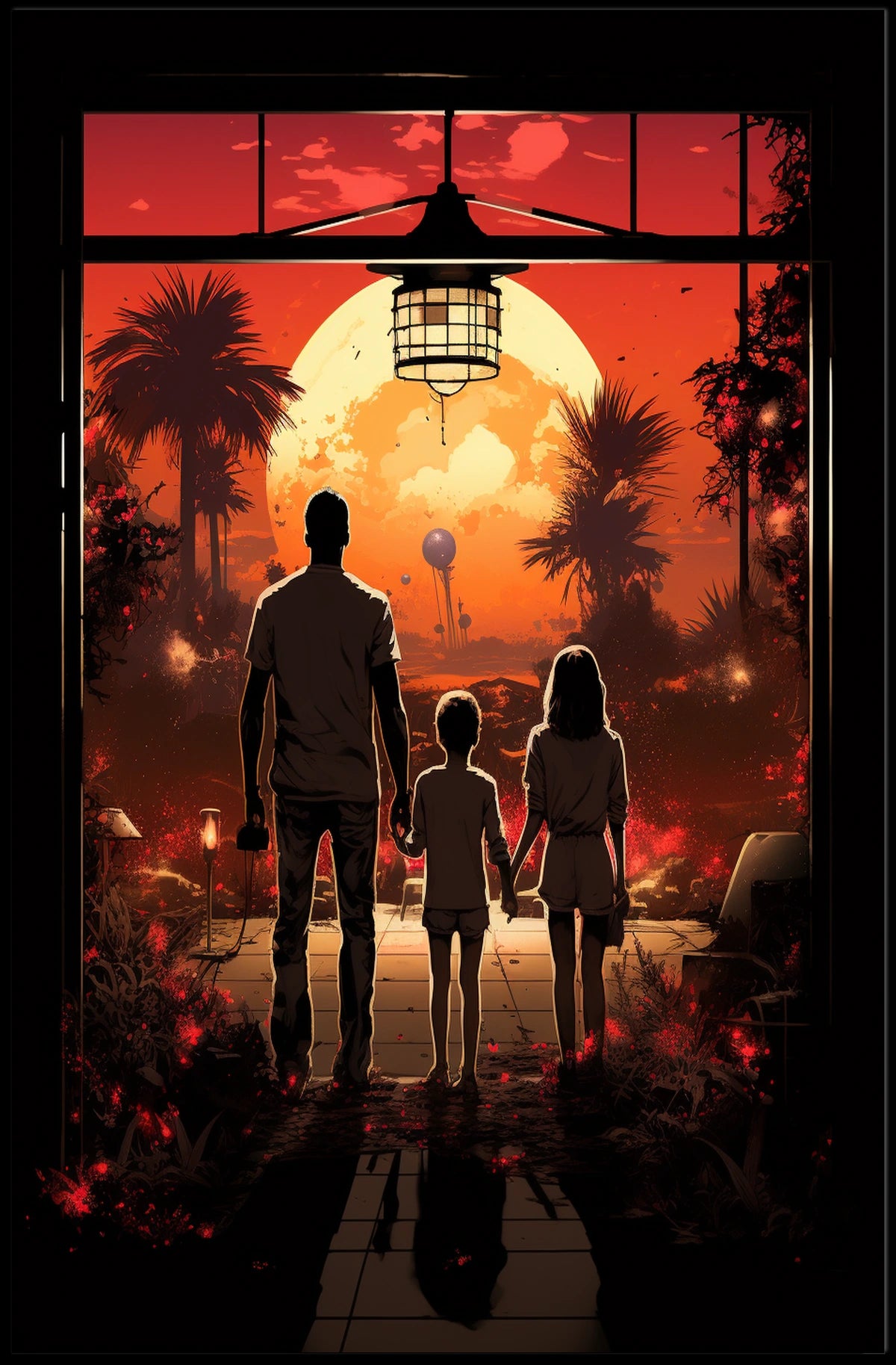 Sunset Journey Poster